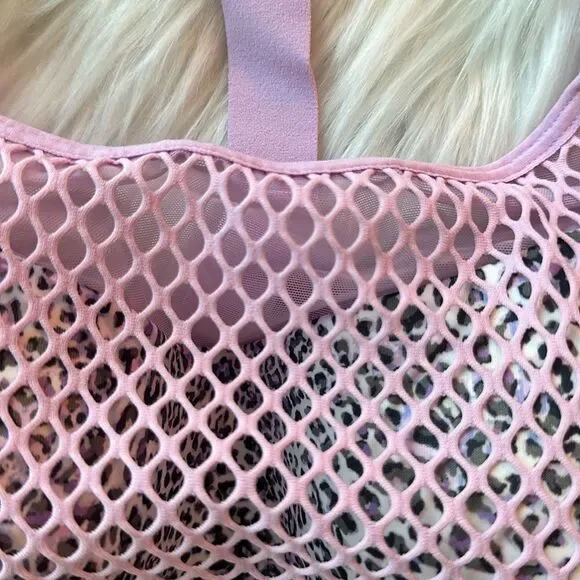 Victoria’s Secret Layer Fishnet Sports Bra 34DDD - Picture 2 of 8